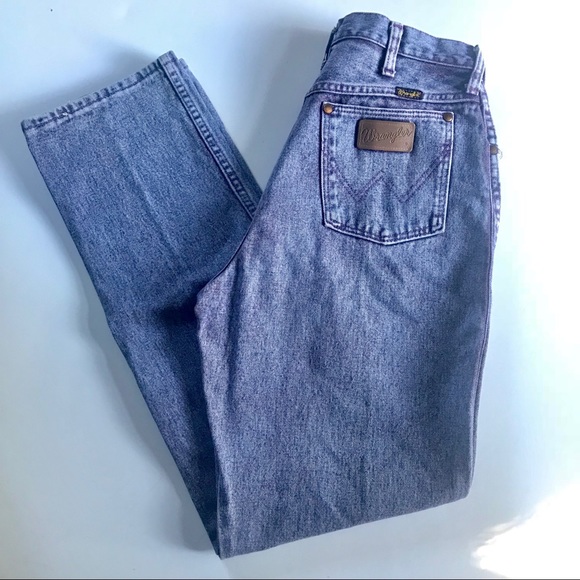 Wrangler Denim - VTG  Wrangler High Waisted Mom Jeans Purple SZ 14